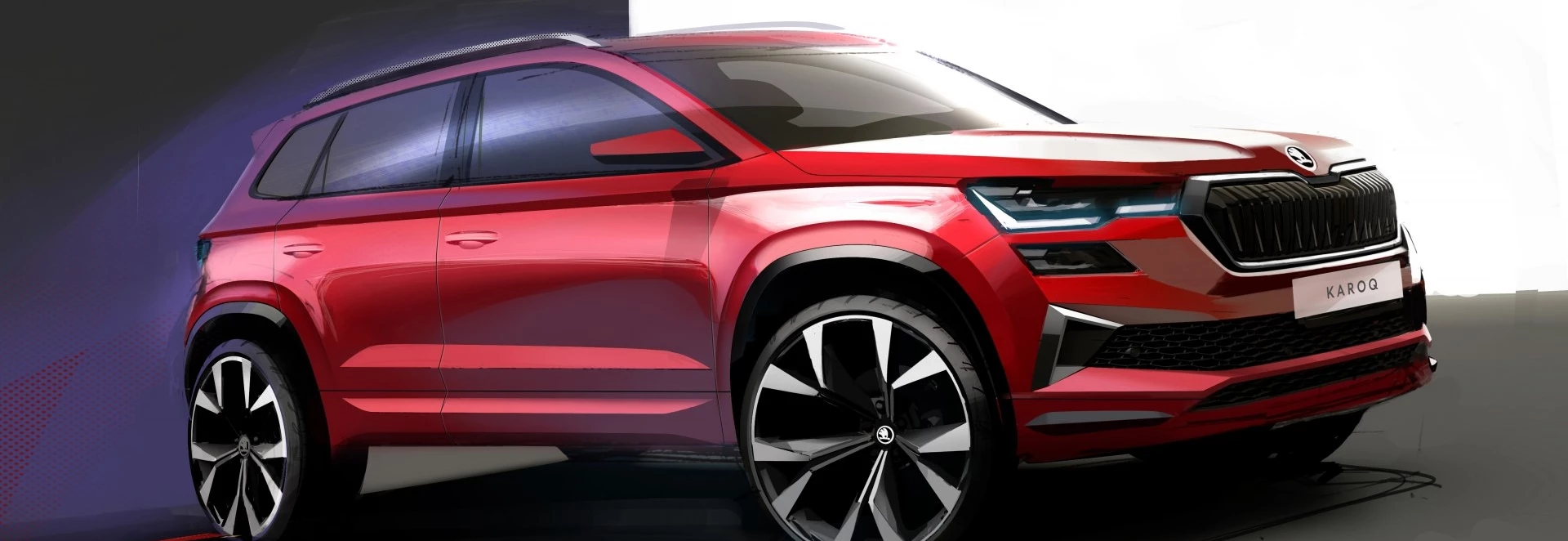 Skoda teases new Karoq crossover ahead of debut later this month
